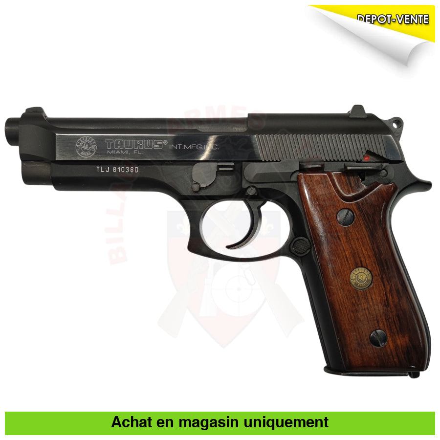 Pistolet Semi-Auto Taurus Pt92Af Cal. 9Mm + Chargeur + Plaquettes Armes De Poing À Feu (Pistolets)