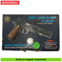 Charger l&#39;image dans la galerie, Pistolet Spring KWC Long-Comp 38-Super Jim Boland (Rare Collector!) répliques de poing airsoft Spring