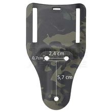 Charger l'image dans la galerie, Plaque de Hanche Courte Wosport Multicam Black Accessoires Holsters