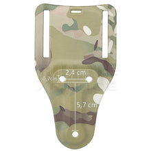 Charger l'image dans la galerie, Plaque de Hanche Courte Wosport Multicam Officiel Accessoires Holsters