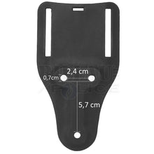 Charger l'image dans la galerie, Plaque de Hanche Courte Wosport Noire Accessoires Holsters