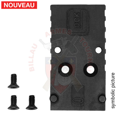 Plaque De Montage Point Rouge Glock Mos N° 08 Montages Lunettes