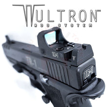 Charger l&#39;image dans la galerie, Plaque de Montage Point Rouge + Hausse et Guidon Co-Witness TR-1 Upgrade Wultron RDO System pour Glock Montages lunettes