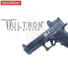 Charger l&#39;image dans la galerie, Plaque de Montage Point Rouge + Hausse et Guidon Co-Witness TR-1 Upgrade Wultron RDO System pour Glock Montages lunettes
