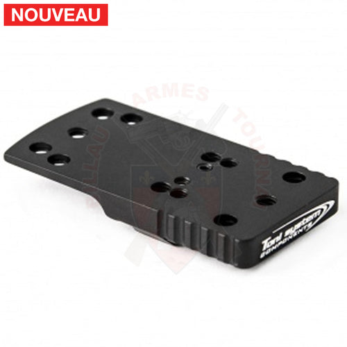 Plaque de Montage Point Rouge Type A Toni System pour Kimber 1911 / BUL M5 1911 / 1911 Bomar Sight Montages lunettes