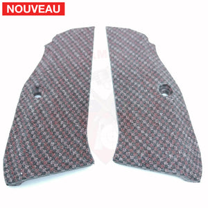 Plaquettes CZ Shadow 1 / 2 Allgrip WT Pro TR-1 Upgrade Carbone Rouge Plaquettes