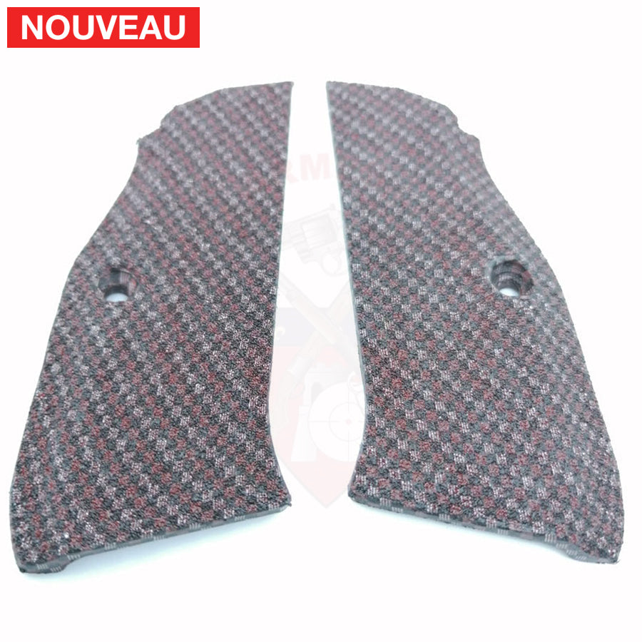 Plaquettes CZ Shadow 1 / 2 Allgrip WT Pro TR-1 Upgrade Carbone Rouge Plaquettes