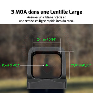 Point rouge Olight Osight Vert 3 Moa Points rouges