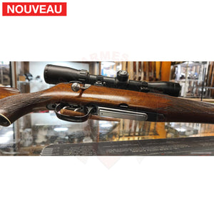 Poncé-Huilé Crosse Krico 7x64 Stutzen + Restauration Métal et Polissage Montage à bois