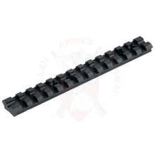 Charger l&#39;image dans la galerie, Rail Picatinny Utg Pour Fusil À Pompe Mossberg 500 / Maverick 88 Aluminium Noir Rails