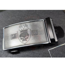 Charger l&#39;image dans la galerie, Rectification Gravure Laser Profonde Et Patinage Boucle De Ceinture Luxe Thème Punishers Five