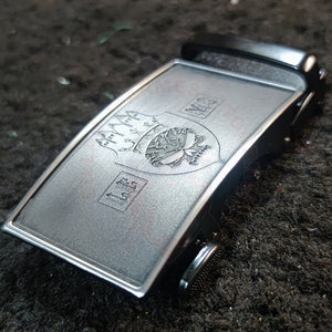 Rectification Gravure Laser Profonde Et Patinage Boucle De Ceinture Luxe Thème Punishers Five