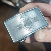Charger l&#39;image dans la galerie, Rectification Gravure Laser Profonde Et Patinage Boucle De Ceinture Luxe Thème Punishers Five