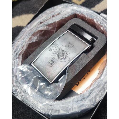 Rectification Gravure Laser Profonde Et Patinage Boucle De Ceinture Luxe Thème Punishers Five