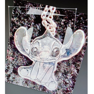Remplacement Logo Et Gravure Laser Pendentif Thème ’Stitch’ & Découpe