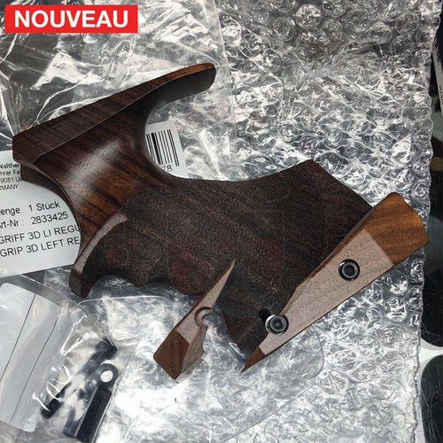 Réparation poignée bois Walther LP400 Montage à bois
