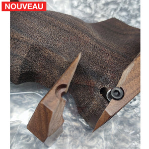 Réparation poignée bois Walther LP400 Montage à bois