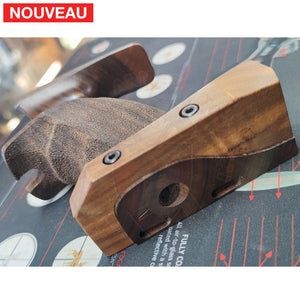 Réparation poignée bois Walther LP400 Montage à bois