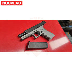 Restauration Carcasse Glock 22C.40S&W + Traitement Cerakote Gun Metal Grey Peintures