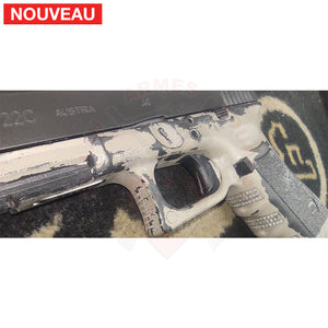 Restauration Carcasse Glock 22C.40S&W + Traitement Cerakote Gun Metal Grey Peintures
