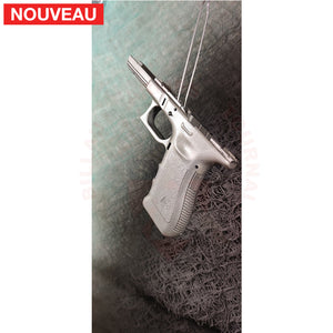 Restauration Carcasse Glock 22C.40S&W + Traitement Cerakote Gun Metal Grey Peintures