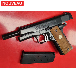 Restauration complète Colt 45 Series 70 qui avait bien vécu + Traitement peinture céramique Cerakote Mélange maison