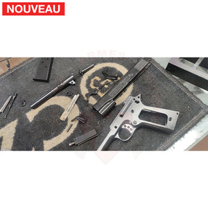 Restauration complète Colt 45 Series 70 qui avait bien vécu + Traitement peinture céramique Cerakote Mélange maison