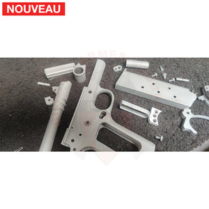 Restauration complète Colt 45 Series 70 qui avait bien vécu + Traitement peinture céramique Cerakote Mélange maison