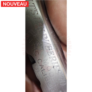 Restauration complète Colt 45 Series 70 qui avait bien vécu + Traitement peinture céramique Cerakote Mélange maison