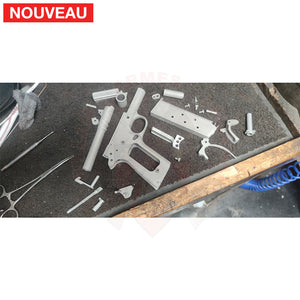 Restauration complète Colt 45 Series 70 qui avait bien vécu + Traitement peinture céramique Cerakote Mélange maison