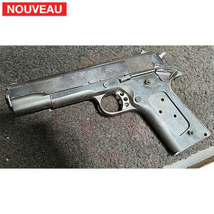Restauration complète Colt 45 Series 70 qui avait bien vécu + Traitement peinture céramique Cerakote Mélange maison