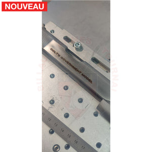 Restauration complète Colt 45 Series 70 qui avait bien vécu + Traitement peinture céramique Cerakote Mélange maison