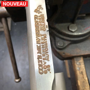 Restauration complète Colt 45 Series 70 + Rectification logements Hausse & Guidon + Adaptation Kit LPA + Traitement