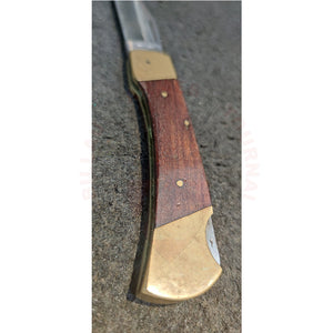 Restauration Légère Rectification Aiguisage & Polissage Sur Couteau Pliant Type Buck Restaurations