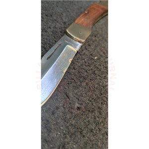 Restauration Légère Rectification Aiguisage & Polissage Sur Couteau Pliant Type Buck Restaurations