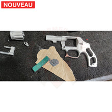 Charger l'image dans la galerie, Restauration Revolver S&amp;W Airlite (Alu) 22lr dont le pontet cassé avait été ’réparé’ par le précédent propriétaire: