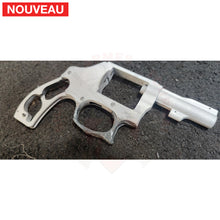 Charger l'image dans la galerie, Restauration Revolver S&amp;W Airlite (Alu) 22lr dont le pontet cassé avait été ’réparé’ par le précédent propriétaire: