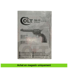 Charger l'image dans la galerie, Revolver à plombs Co2 Colt SAA 5.5’’ Antique cal 4.5mm - Armes de poing à plombs à Co2