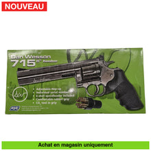 Charger l&#39;image dans la galerie, Revolver GNB Co2 Dan Wesson 715 6’’ Chrome répliques de poing airsoft GNB Co2