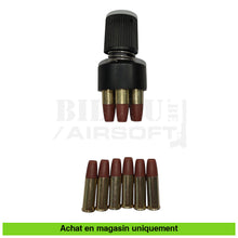 Charger l&#39;image dans la galerie, Revolver GNB KWC Python 6’’ Noir + Speedloader + Douilles répliques de poing airsoft GNB