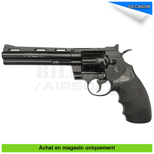 Revolver GNB KWC Python 6’’ Noir + Speedloader + Douilles répliques de poing airsoft GNB