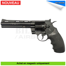 Charger l&#39;image dans la galerie, Revolver GNB KWC Python 6’’ Noir + Speedloader + Douilles répliques de poing airsoft GNB