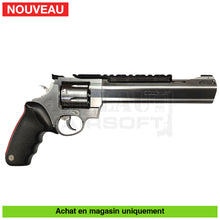Charger l&#39;image dans la galerie, Revolver GNB Marushin Taurus Raging Bull 8’’ 3/8 Stainless 8mm + Douilles + Rail (Rare!) répliques de poing airsoft GNB