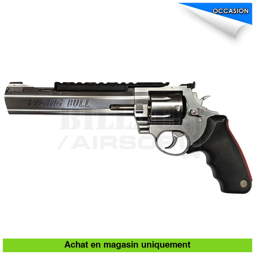 Revolver GNB Marushin Taurus Raging Bull 8’’ 3/8 Stainless 8mm + Douilles + Rail (Rare!) répliques de poing airsoft GNB