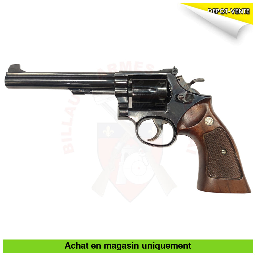 Revolver Smith & Wesson Mod 14 6’’ K38 Masterpiece Cal. 38 + Holster Armes De Poing À Feu