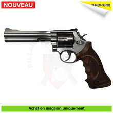 Charger l&#39;image dans la galerie, Revolver Smith &amp; Wesson Mod 686 6’’ Cal. 357 Magnum + Poignée Noyer Nill Armes De Poing À Feu