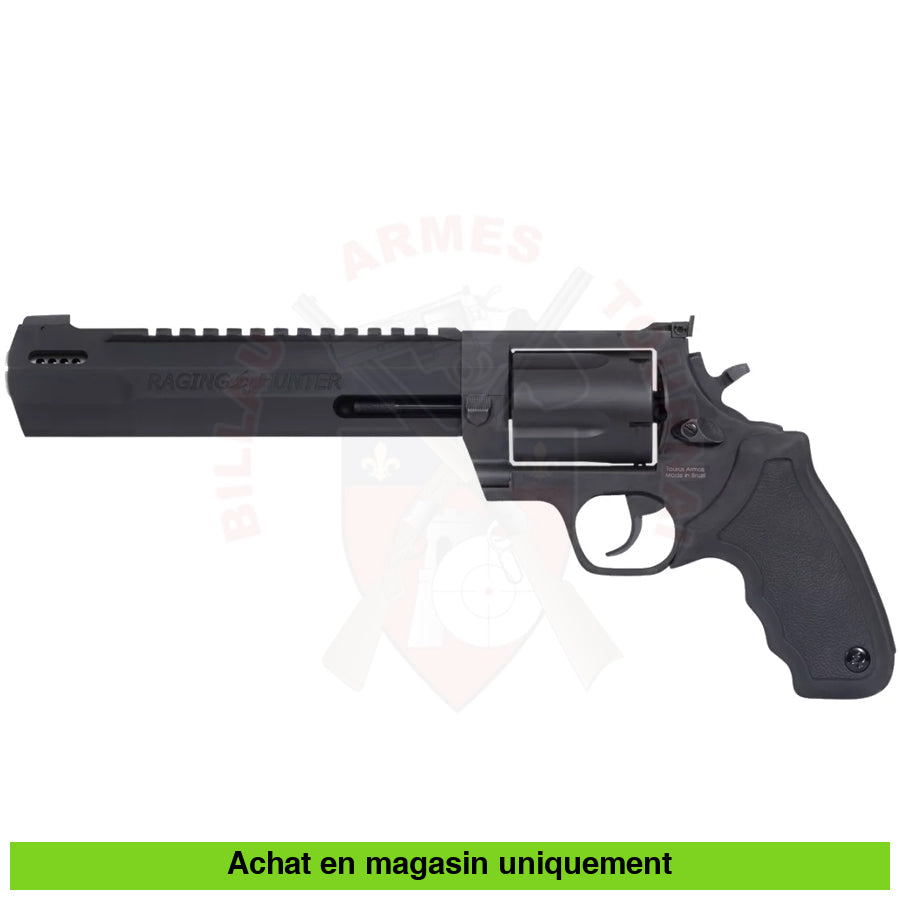 Revolver Taurus Raging Hunter 8’’ 3/8 cal. 460 S&W Mag Noir Armes de poing à feu (Revolvers)