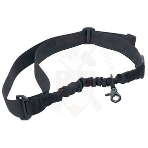 Sangle 1 point Bungee BO Noire Sangles et Dragonnes