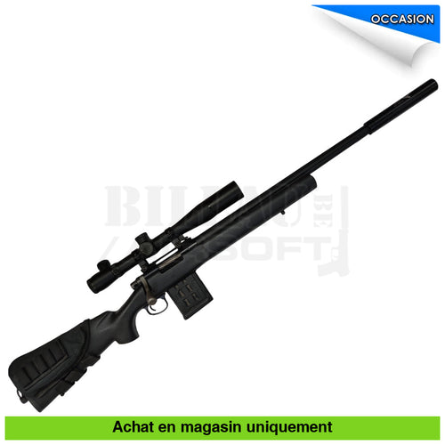 Sniper Airsoft Gnb Gaz Ou Co2 Kit Complet Kj M700 Noir Custom Répliques De Snipers Co2