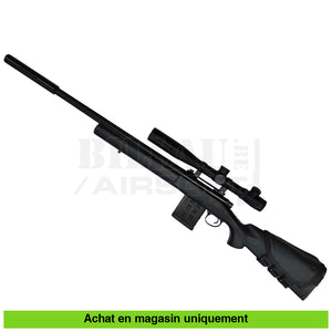 Sniper Airsoft Gnb Gaz Ou Co2 Kit Complet Kj M700 Noir Custom Répliques De Snipers Co2